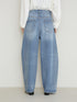 CURVED SEAM DENIM PT / Y234-31041-5